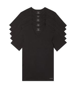 Calvin Klein | Cotton Classics Slim Fit V-Neck 5-Pack商品图片,6.2折起