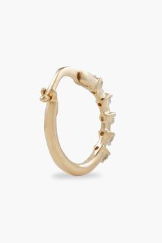 商品Adina Reyter | 14-karat gold diamond earrings,商家THE OUTNET US,价格¥3228图片