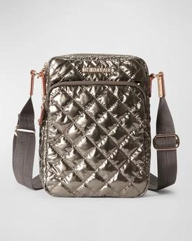 MZ Wallace | Metro Metallic Quilted Nylon Crossbody Bag 
