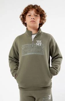 推荐x PacSun Kids Museum Half Zip Sweatshirt商品