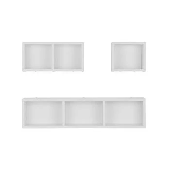 Danya B | Bauhaus Floating Geometric Cubby Wall Shelves, Set of 3 Sizes,商家Macy's,价格¥625