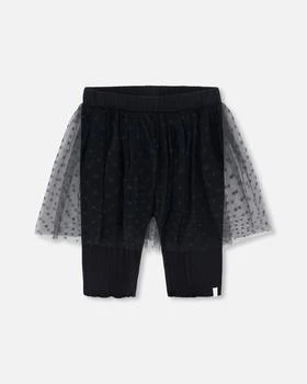 Deux par Deux | Biker Short With Mesh Skirt Black,商家Premium Outlets,价格¥353