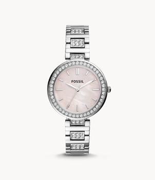 商品Fossil Women's Karli Three-Hand, Stainless Steel Watch,商家Premium Outlets,价格¥352图片