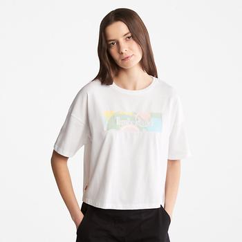 Timberland | Pastel T-Shirt for Women in White商品图片,4.9折