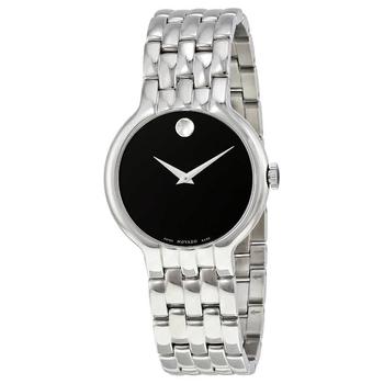Movado | Movado Classic Black Dial Stainless Steel Mens Watch 0606337商品图片,3.3折