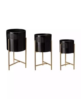 Glitzhome | Modern Metal Plant Stands, Set of 3,商家Macy's,价格¥927