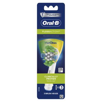 商品Oral-B | Floss Action Electric Toothbrush Replacement Brush Head Refills,商家Walgreens,价格¥293图片