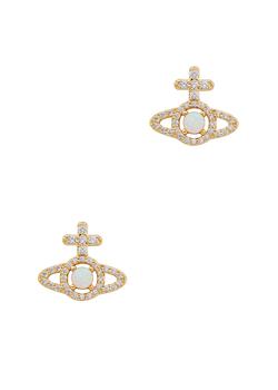 Vivienne Westwood | Olympia gold-tone orb stud earrings商品图片,