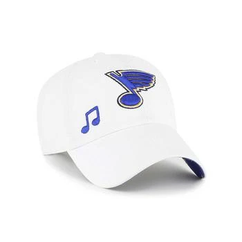 47 Brand | Women's White St. Louis Blues Confetti Clean Up Adjustable Hat 