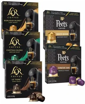 L'or | Coffee Light-Dark Roast Collection, featuring Peet's Coffee, 50 Capsule Count,商家Macy's,价格¥345