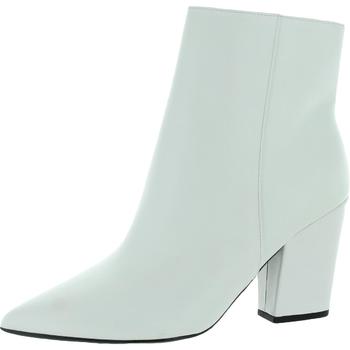 Nine West | Nine West Womens Gaba Leather Block Heel Ankle Boots商品图片,4.6折, 独家减免邮费
