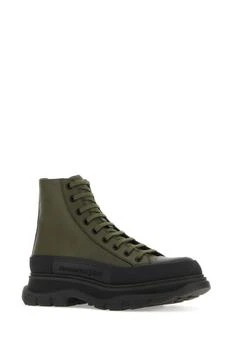 推荐Olive green leather Tread Slick sneakers商品