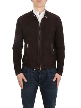 Vicenzo Leather, THE JACK LEATHERS | The Jack Leathers Men's Brown Leather Outerwear Jacket商品图片 