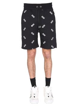 GCDS | GCDS All-Over Logo Printed Bermuda Shorts商品图片,5.7折