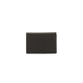 推荐NEW Bally Tobel Men's 6211508 Chocolate Leather Card Holder MSRP商品