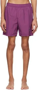 推荐紫色纹章泳裤商品