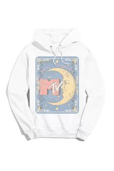 男装Urban Outfitters, Urban Outfitters | MTV Tarot Card Logo Hoodie Sweatshirt商品图片 额外9.5折, 额外九五折
