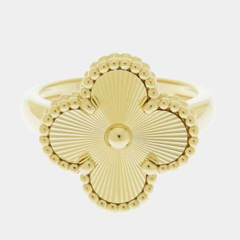 Van Cleef & Arpels, [二手商品] Van Cleef & Arpels | Van Cleef & Arpels Vintage Alhambra 18K Yellow Gold Ring EU 49商品图片 