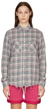 amiri衬衫, AMIRI | Multicolor Check Distressed Shirt商品图片 3折