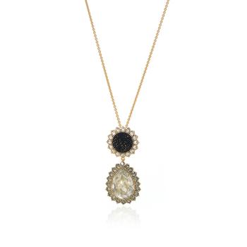 商品Swarovski Millennium Gold Tone Velvet And Crystal Necklace 5484172,商家Shopworn,价格¥282图片