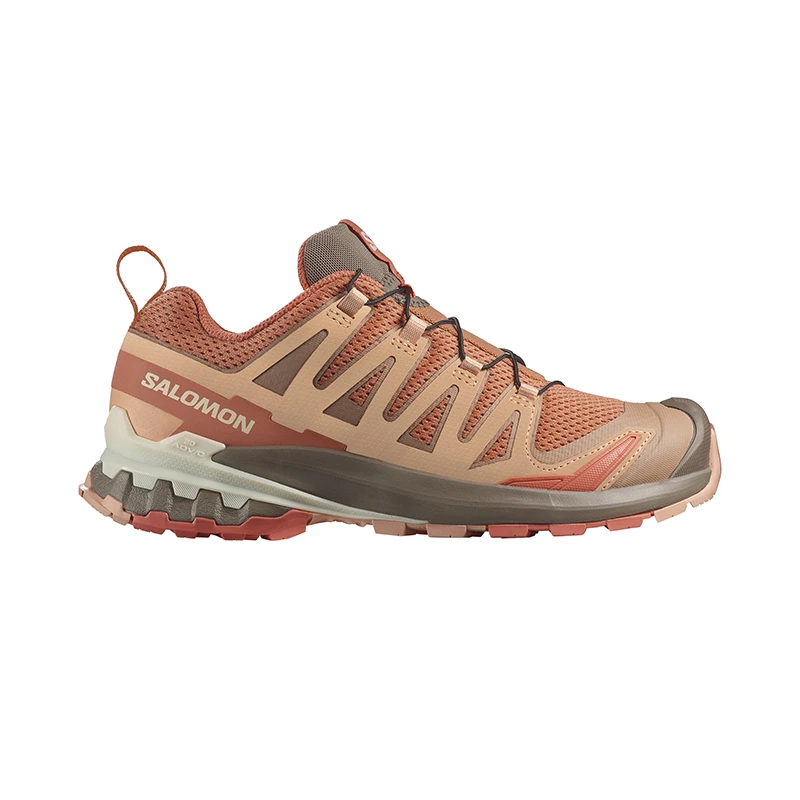 Salomon | SALOMON 24新款 XP3V系列女士褐色三文鱼色纺织越野跑鞋,商家VPF,价格¥1149