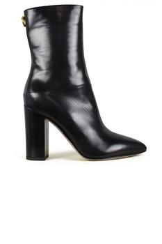 valentino鞋高帮鞋, Valentino | Black leather boots - Shoe size: 37,5商品图片 6.7折