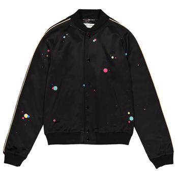 圣罗兰外套, Yves Saint Laurent | Mens Black Galaxy Logo-printed Bomber Jacket商品图片 4.3折