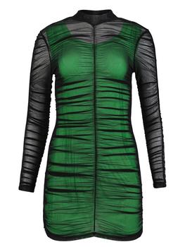 亚历山大王 连衣裙, Alexander Wang | Double Layer Mesh Mini Dress商品图片 5折