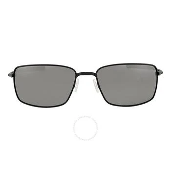 Oakley | Square Wire Black Iridium Rectangular Men's Sunglasses OO4075 407505 60 5.3折