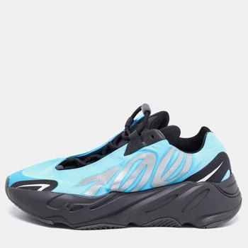 推荐Yeezy x Adidas Blue Nylon Boost 700 MNVN Bright Cyan Sneakers Size 38 2/3商品