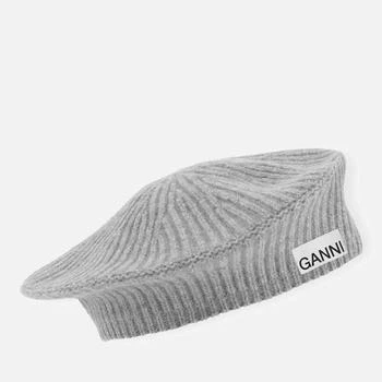 Ganni | Ganni Ribbed Wool-Blend Beret 6.0折×额外9折, 额外九折