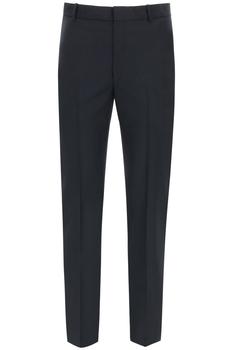 推荐Alexander mcqueen cigarette trousers in wool and mohair商品