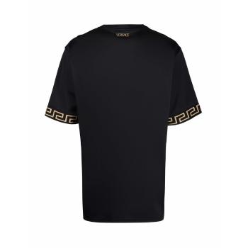 Versace | VERSACE 男士黑色棉质短袖T恤 1004079-A232185-A80G商品图片,9.9折起, 独家减免邮费