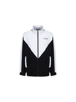 Balmain是什么牌子, Balmain | Balmain Men's  Black Other Materials Outerwear Jacket商品图片 7.4折