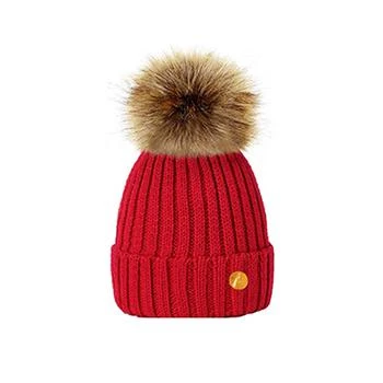 推荐Hortons England  毛球帽 红色 Hortons England Meribel PomPom Hat - Red商品