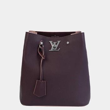 lv水桶包, [二手商品] Louis Vuitton | Louis Vuitton Purple Leather Lockme Bucket Shoulder Bag商品图片 8.9折