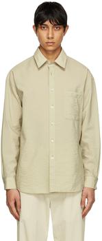 lemaire怎么选, Lemaire | Green Cotton Shirt商品图片 3.5折