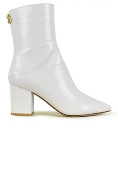 valentino鞋多少钱, Valentino | Luxury Shoes For Women   Valentino White Leather Boots商品图片 9折