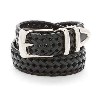 product Men's Leather Braided Belt image