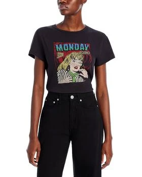 Re/Done | Classic Monday Again Graphic Print Tee 
