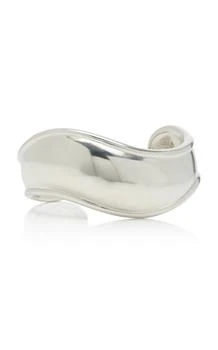 BEN-AMUN | Ben-Amun - Exclusive Small Wave 24K White-Gold Cuff - Silver - OS - Moda Operandi - Gifts For Her,商家Fashion US,价格¥2041