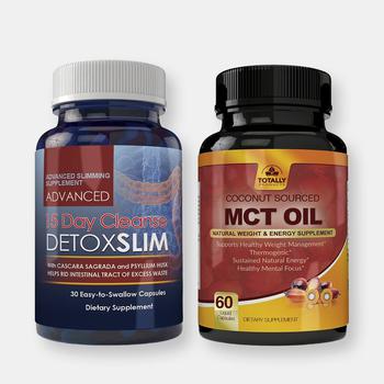 商品Totally Products | 15-day Detox Sllim and MCT oil Combo Pack,商家Verishop,价格¥181图片