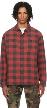 RRL | Red Check Shirt,商家Ssense US,价格¥1752