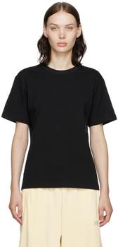 Alexander Wang | Black Puff Logo T-Shirt商品图片,