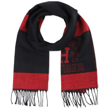 Tommy Hilfiger | Men's Monogram Striped Yarn-Dye Scarf 5.8折, 独家减免邮费