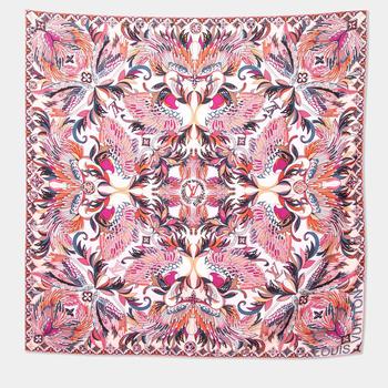 lv围巾, [二手商品] Louis Vuitton | Louis Vuitton Pink Angels Silk Square Scarf商品图片 满1件减$100, 满减