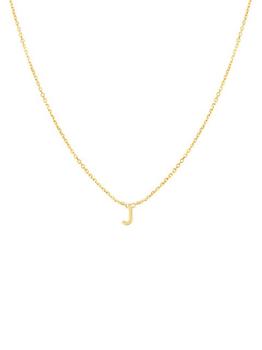 商品Saks Fifth Avenue Collection | 14K Yellow Gold Initial Pendant Necklace,商家Saks Fifth Avenue,价格¥1290图片