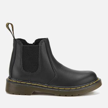 商品Dr. Martens Kids' 2976 J Softy T Leather Chelsea Boots - Black图片