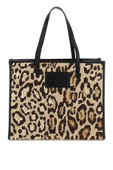 推荐EMBROIDERED ANIMALIER MEDIUM SHOOPING BAG商品