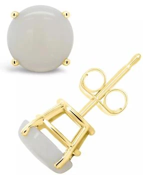 Macy's | Opal (1-5/8 ct. t.w.) Stud Earrings in 14K Yellow Gold,商家Macy's,价格¥2622